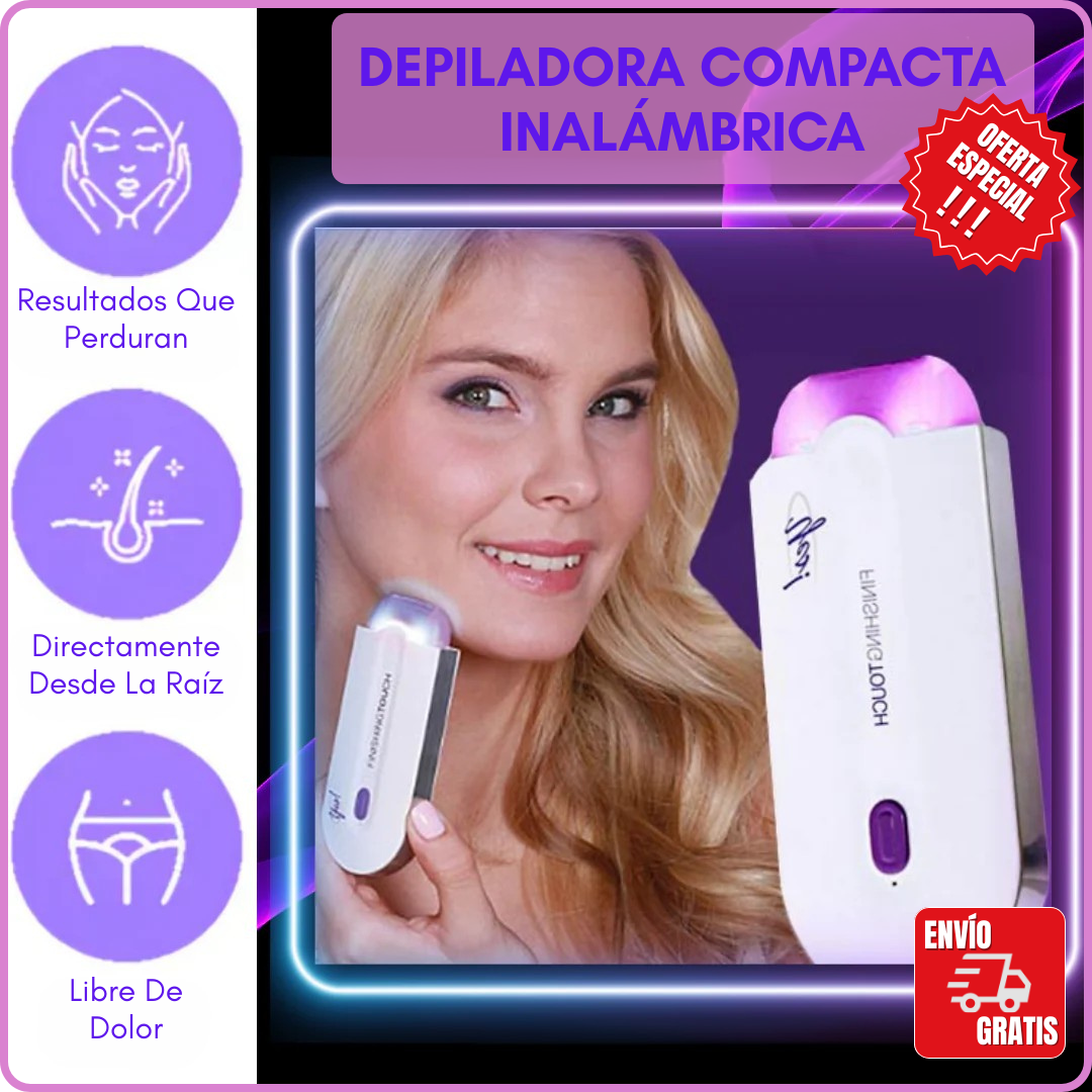 Depiladora Compacta Inalámbrica: Suavidad Rápida y Sin Tirones