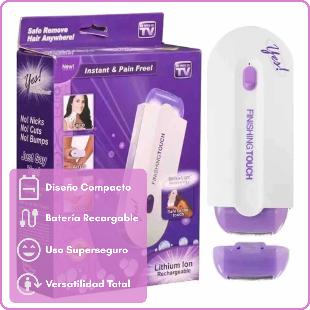 Depiladora Compacta Inalámbrica: Suavidad Rápida y Sin Tirones