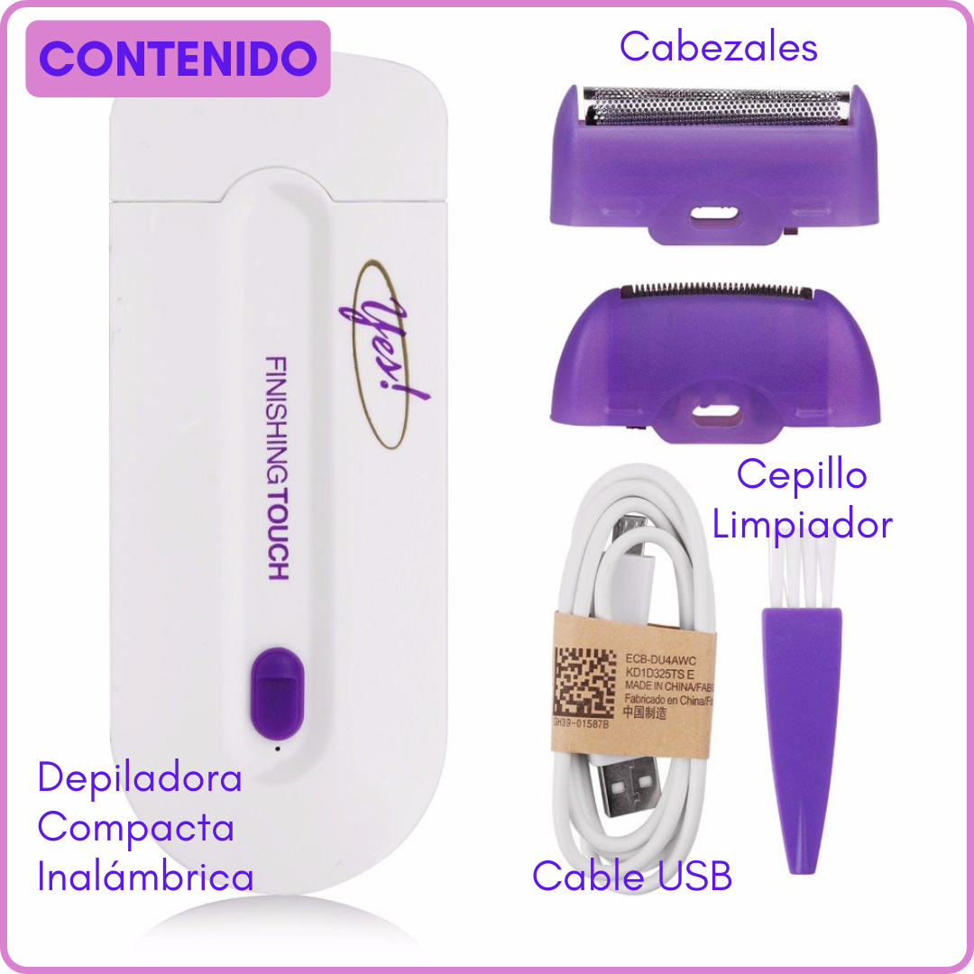 Depiladora Compacta Inalámbrica: Suavidad Rápida y Sin Tirones